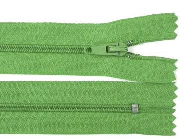Reißverschluss Spirale 3 mm Länge 25 cm pinlock Mittelgrün
